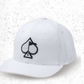 Pins And Aces Golf Performance Spade Hat - White