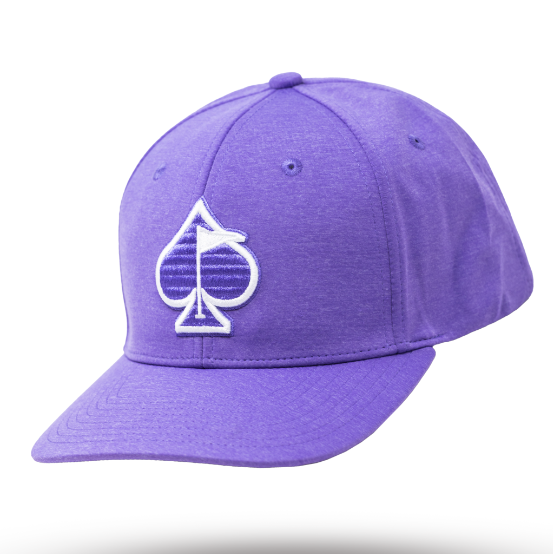 Pins And Aces Golf Performance Spade Hat - Lavender