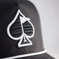 Pins And Aces Golf Perforated Rope Hat - Black