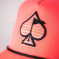 Pins And Aces Golf Perforated Rope Hat - Highlighter Pink