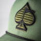Pins And Aces Golf Perforated Rope Hat - Olive