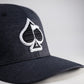 Pins And Aces Golf Performance Spade Hat - Charcoal