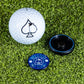 Pins And Aces Golf Pop Out Medallion Ball Marker - Navy
