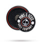 Pins And Aces Golf Pop Out Medallion Ball Marker - Black
