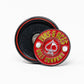 Pins And Aces Golf Pop Out Medallion Ball Marker - Red