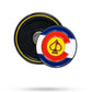 Pins And Aces Golf Pop Out Medallion Ball Marker - Colorado