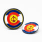 Pins And Aces Golf Pop Out Medallion Ball Marker - Colorado