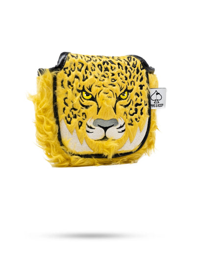 Pins And Aces Golf Leopard - Mallet Putter Cover
