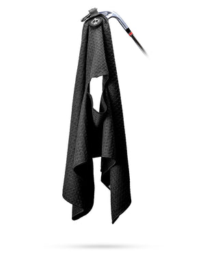 Pins And Aces Golf Magnetic Towel - Black