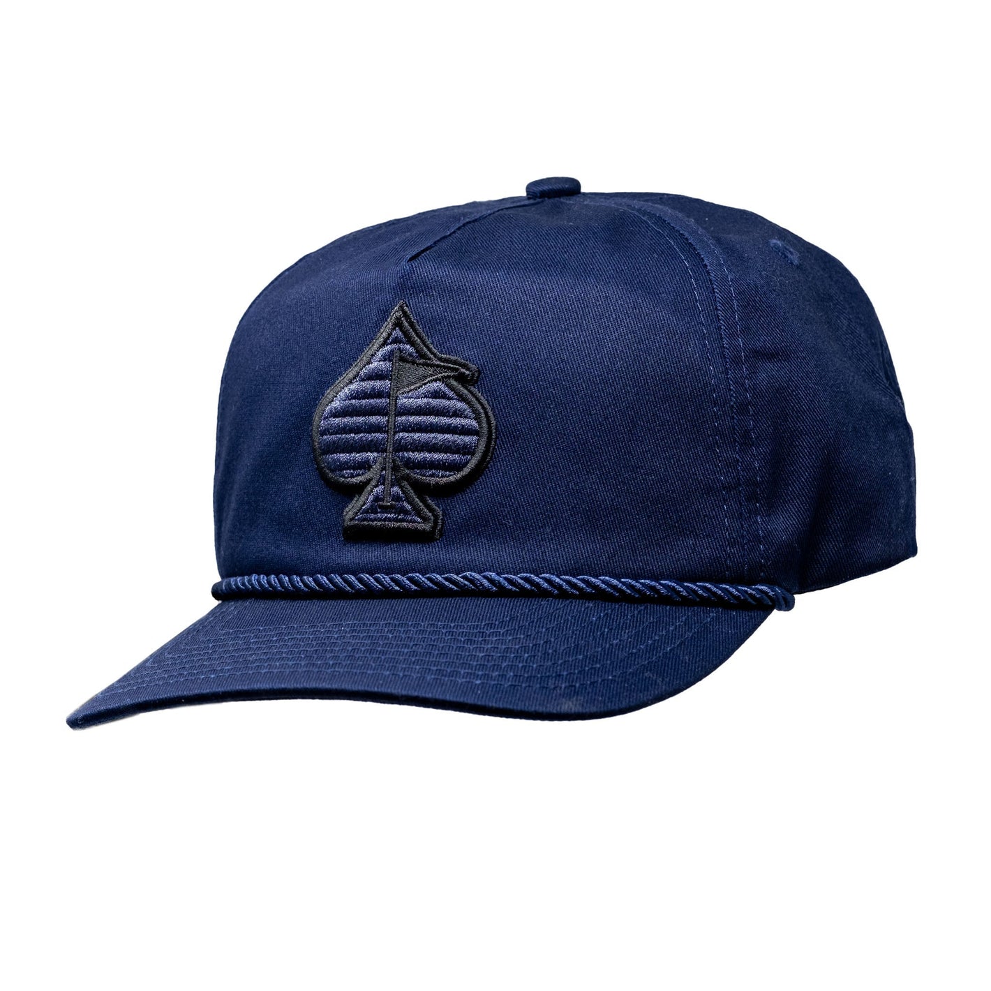 Pins And Aces Golf Heritage Rope Hat - Navy