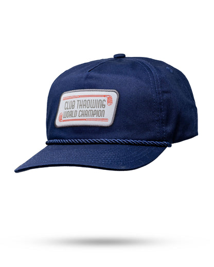 Pins And Aces Golf Heritage Rope Hat - CTWC - Navy