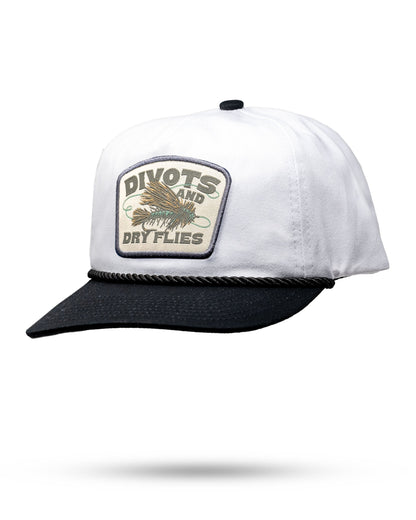 Pins And Aces Golf Heritage Rope Hat - Divots & Dry Flies - Domino