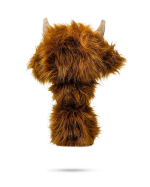 Pins And Aces Golf Highland Cow - Fairway Cover