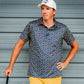 Pins & Aces Men's Pizza Performance Polo