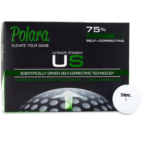Polara US - Ultimate Straight - 75% Self Correcting Golf Balls