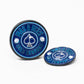 Pins And Aces Golf Pop Out Medallion Ball Marker - Navy