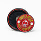 Pins And Aces Golf Pop Out Medallion Ball Marker - Red