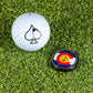 Pins And Aces Golf Pop Out Medallion Ball Marker - Colorado