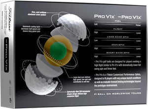 Titleist -Pro V1x Left Dash Golf Balls