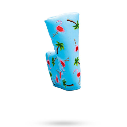 Pins And Aces Golf Dancing Flamingos - Blade Putter Cover