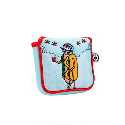 Pins And Aces Golf Chicago Dog - Mallet Putter Cover