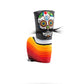 Pins And Aces Golf Mustache Sugar Skull - Blade Putter Cover Gray Camo