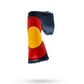 Pins And Aces Golf Colorado State Flag - Blade Putter Cover