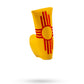 Pins And Aces Golf New Mexico State Flag - Blade Putter Cover