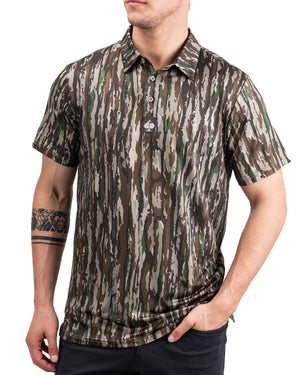 Pins And Aces Golf Realtree Original Polo