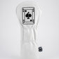 Pins And Aces Golf White Out Queen of Spades - Fairway Cover