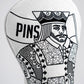 Pins And Aces Golf White Out King of Spades - Driver Cover