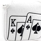 Pins And Aces Golf White Out Ace of Spades - Mallet Putter Cover