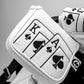 Pins And Aces Golf White Out Ace of Spades - Mallet Putter Cover