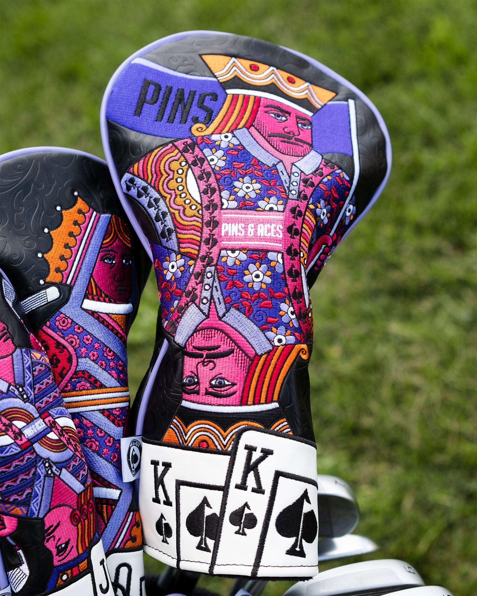 Pins And Aces Golf King of Spades Driver Cover - Thumbnail 2
