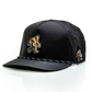 Pins And Aces Sasquatch Perforated Rope Hat With Ball Marker - Black