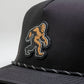 Pins And Aces Sasquatch Perforated Rope Hat With Ball Marker - Black
