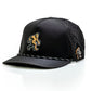 Pins And Aces Sasquatch Perforated Rope Hat With Ball Marker - Black