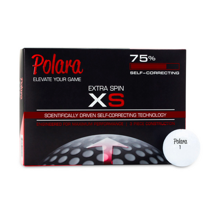 Polara Golf Ultimate Straight Extra Spin XS - One Dozen Golf Balls