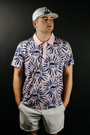 Shank It Golf Tie Dye Polo
