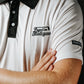 Shank It Golf Legalize Mulligans White Polo