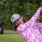 Shank It Golf Skull and Crossbones Gray Hat