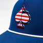 Pins & Aces Perforated Rope Spade USA Hat