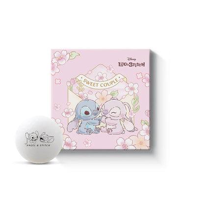 Volvik Vivid Soft Disney Stitch & Angel "Sweet Couple" 4-Ball Pack