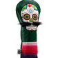 Pins And Aces Golf Mustache Sugar Skull - Fairway Cover Green