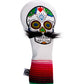 Pins And Aces Golf Mustache Sugar Skull - Driver Cover White