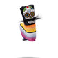 Pins And Aces Golf Mustache Sugar Skull - Blade Putter Cover Black