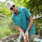 Pins & Aces Men's FISH & DRIPS Performance Polo