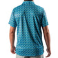 Pins & Aces Men's FISH & DRIPS Performance Polo