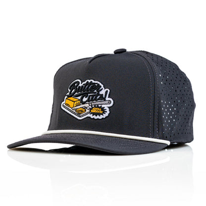 Pins And Aces Perforated Rope Hat With Ball Marker - Butter Cut
