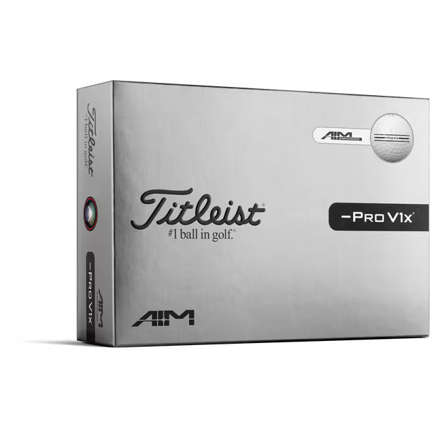 Titleist -Pro V1x Left Dash AIM Enhanced Golf Balls